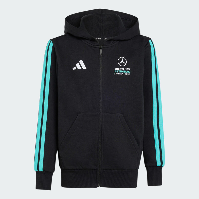 Adidas MIKINA MERCEDES - AMG PETRONAS FORMULA 1 TEAM DNA FULL