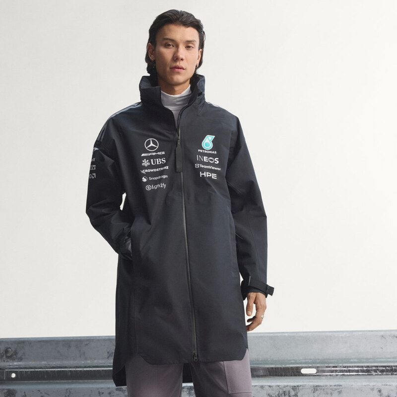 Adidas PARKA MERCEDES - AMG PETRONAS FORMULA 1 TEAM ENGINEERS RAIN 112496434