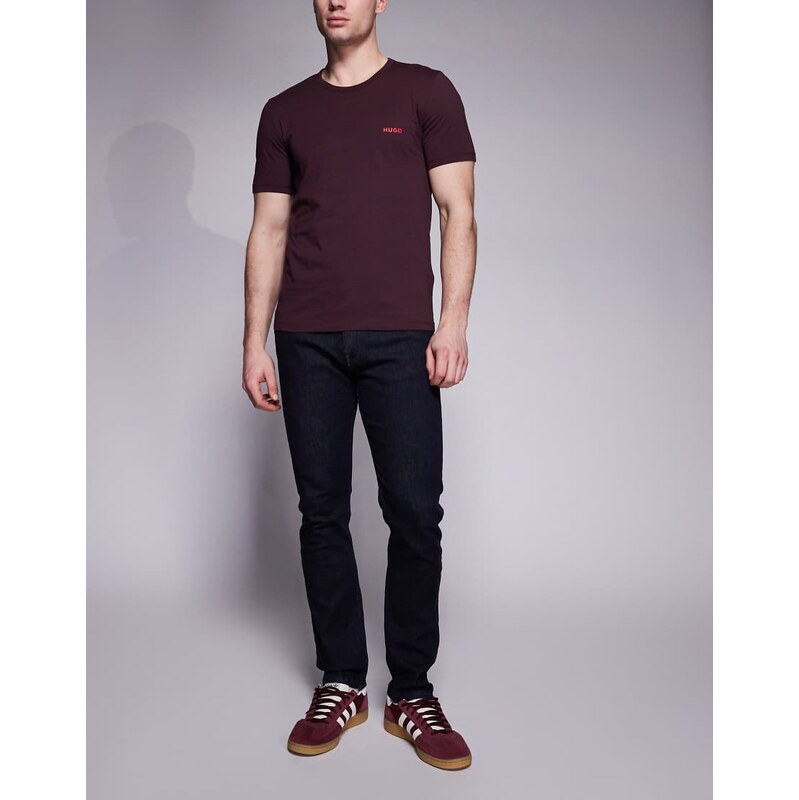 BOSS Orange delaware slim-fit jeans in dark blue
