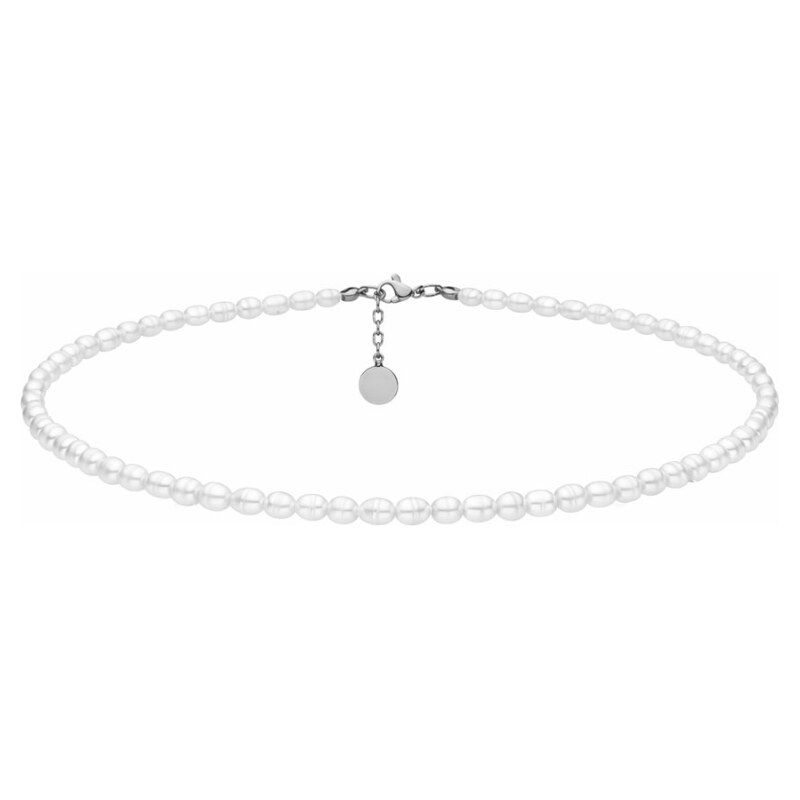 Manoki Perlový choker náhrdelník Emilie - chirurgická ocel, 115569113