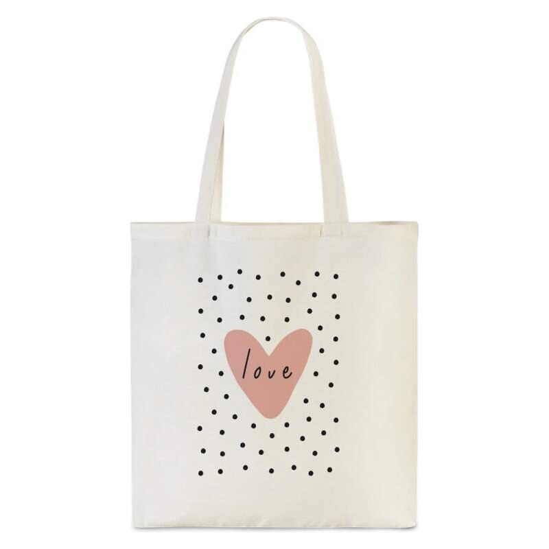 Dámská textilní taška Love - Punta Trendy Shopper 10510-2057 | 112513253