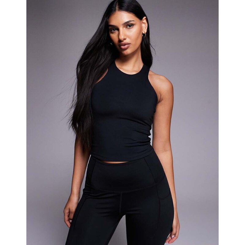 4505 Icon active racer back vest with inner bra and removable