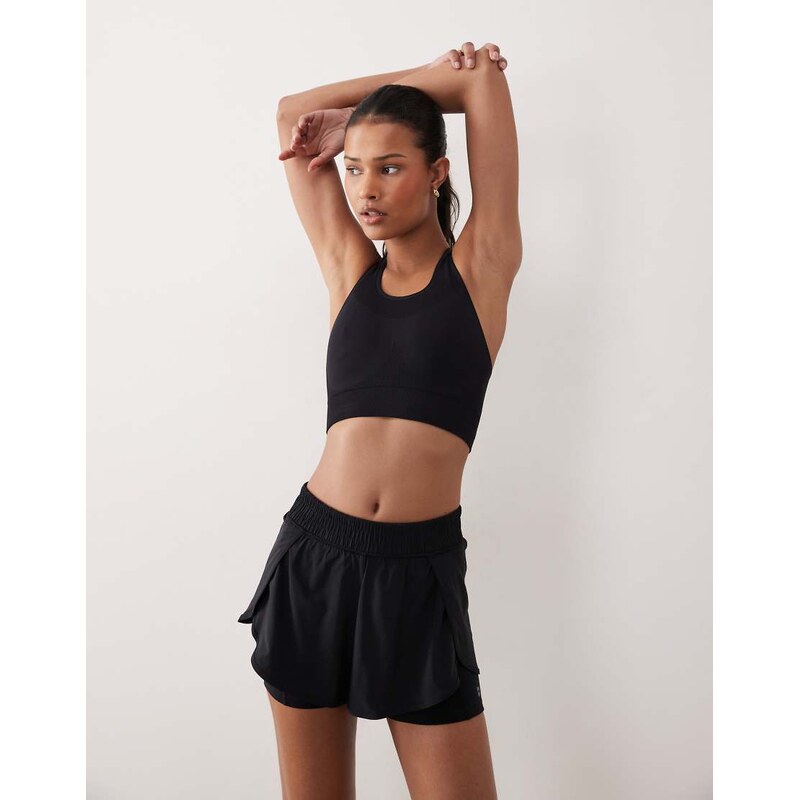 Sweaty Betty Stamina seamless sports bra in black