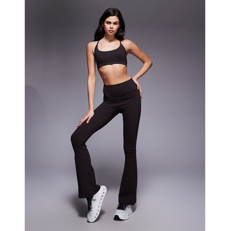 4505 Icon soft touch high waist slim kick yoga legging in dark 112522027