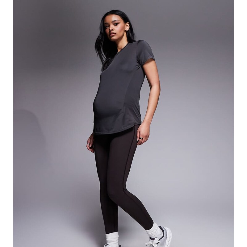 4505 Maternity Icon soft touch high waist yoga legging in dark 112522026