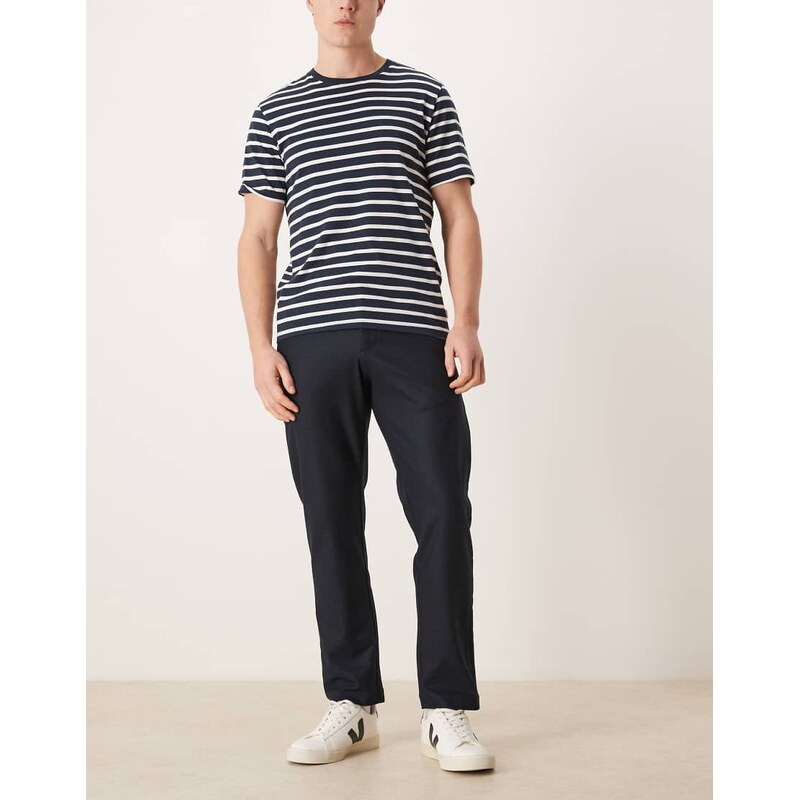 Mango woven jogger in navy