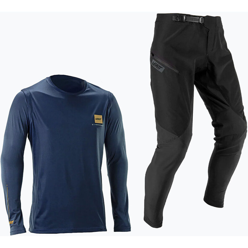 Pánský cyklistický komplet Leatt Ride Kit MTB 1.0 galaxy blue