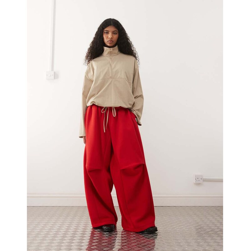 COLLUSION XL Baggy Jogger in red