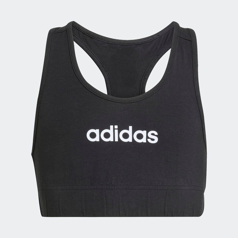 ADIDAS SPORTSWEAR Sportovní top černá / bílá