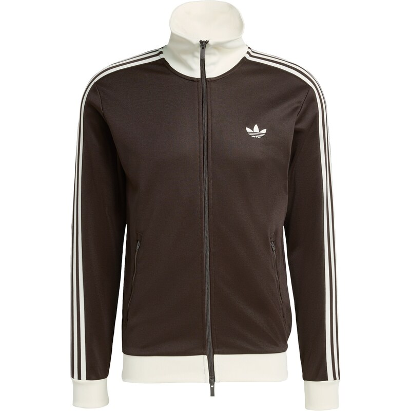 ADIDAS ORIGINALS Mikina Classic kaštanově hnědá / offwhite