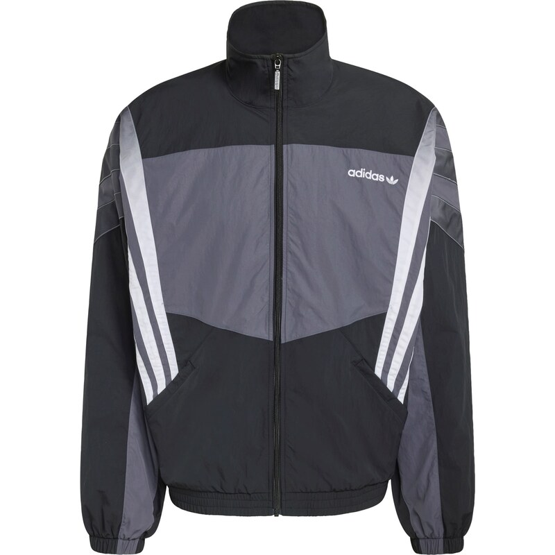 ADIDAS ORIGINALS Přechodná bunda Santiago tmavě šedá / černá / bílá 112526703