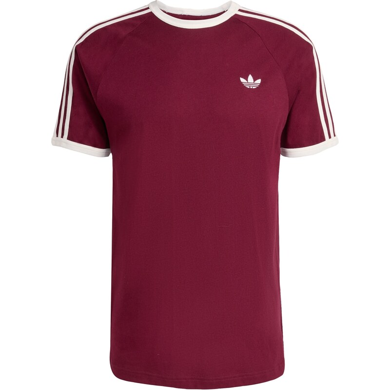ADIDAS ORIGINALS Tričko bordó / bílá