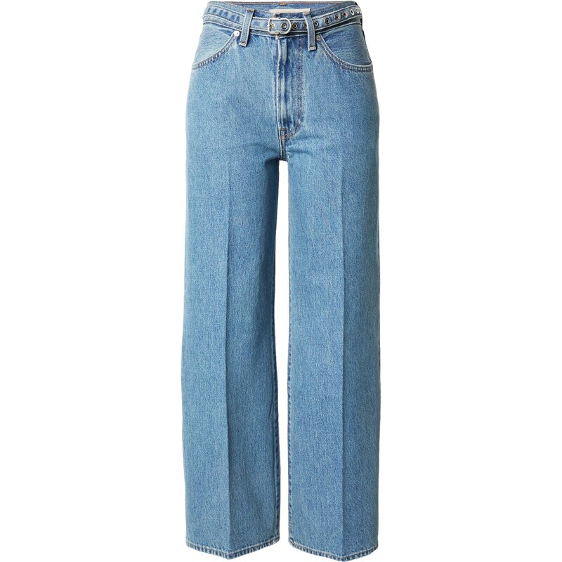 LEVIS  Džíny Ribcage Wide Leg Belted Jeans modrá džínovina