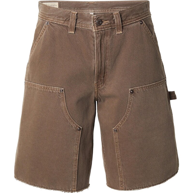 LEVIS  Džíny Baggy Dad Utility Shorts hnědá