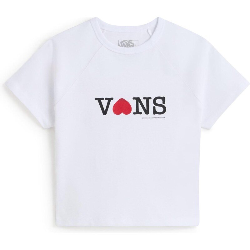 VANS Tričko Souvenir červená / černá / bílá