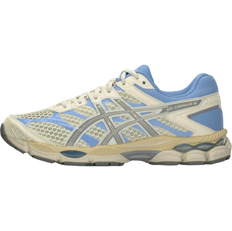 ASICS SportStyle Tenisky 'GEL-CUMULUS 16' nebeská modř / pastelově žlutá / stříbrně šedá