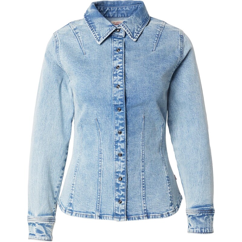 LEVIS  Halenka Shaped Shirt modrá džínovina
