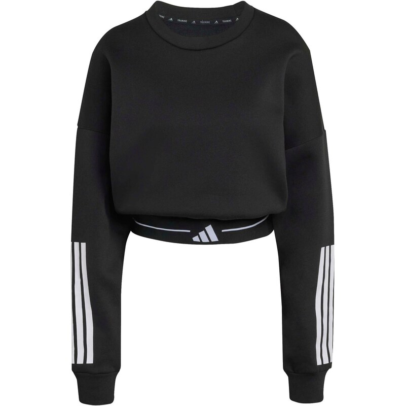 ADIDAS PERFORMANCE Sportovní mikina černá / bílá 112528149