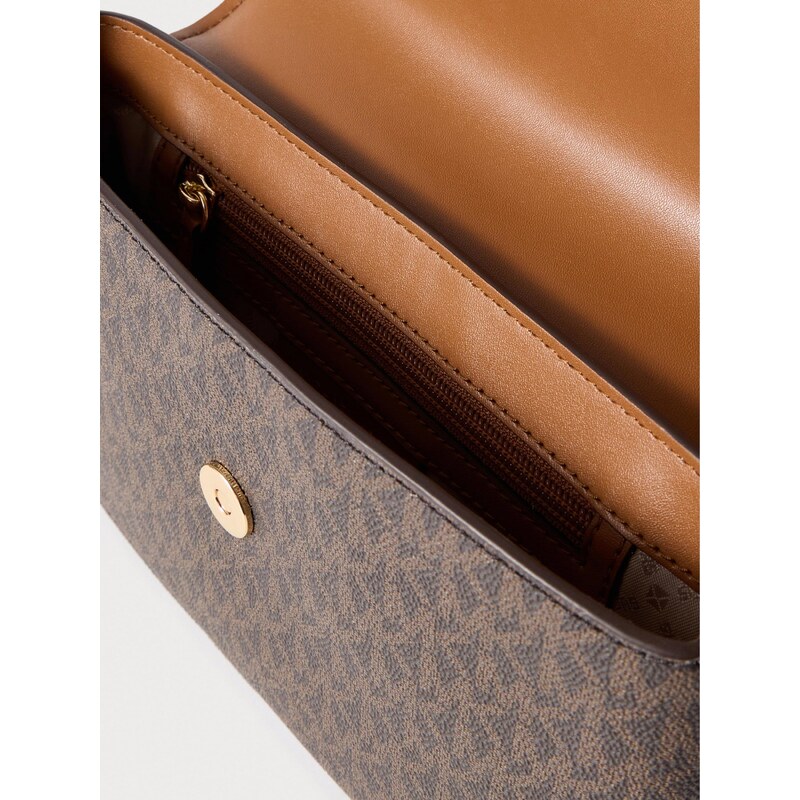 MICHAEL Michael Kors Taška přes rameno hnědá / koňaková / tmavě hnědá