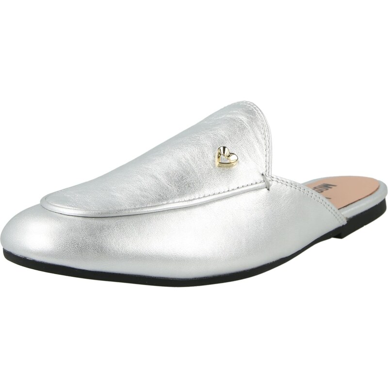 Love Moschino Pantofle stříbrná 112529533