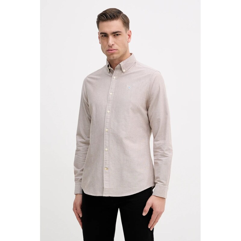 Barbour košile pánská bavlněná OXTOWN