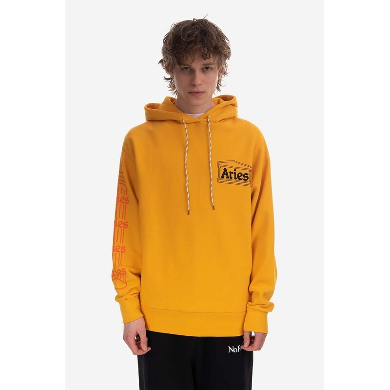 Bavlněná mikina Aries Column Hoodie AR20010 PALE MINT 112356686