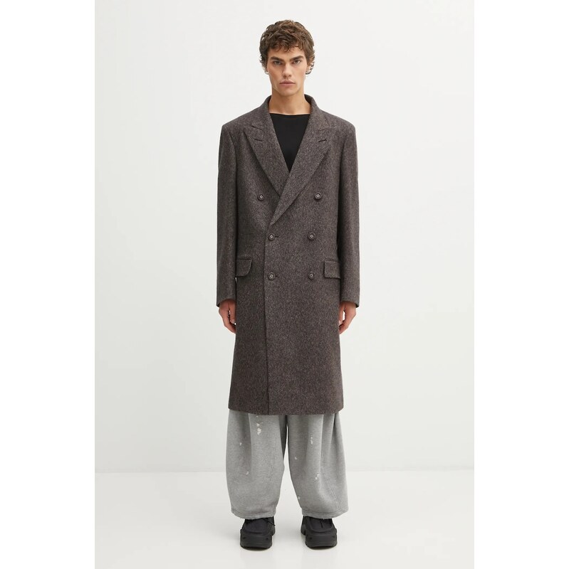 Wales Bonner Vlněný kabát Wales Bonner Mayfair Coat