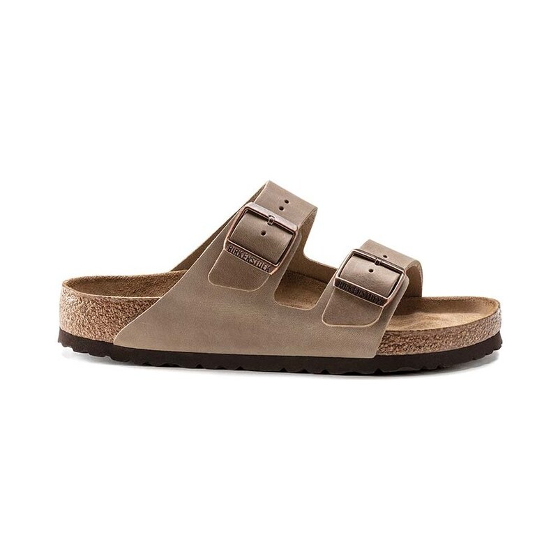 Birkenstock Nubukové pantofle Birkenstock Arizona