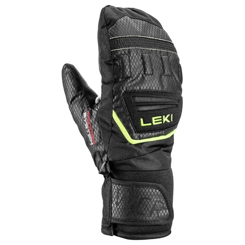 Rukavice lyžařské Leki WCR Team 3D Junior palčáky Velikost: 6 černá 108507887