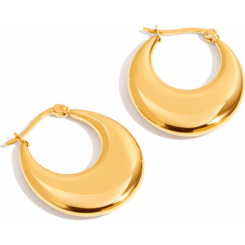 ELENYS Icona Gold – pozlacené náušnice 18K žluté zlato 112539394