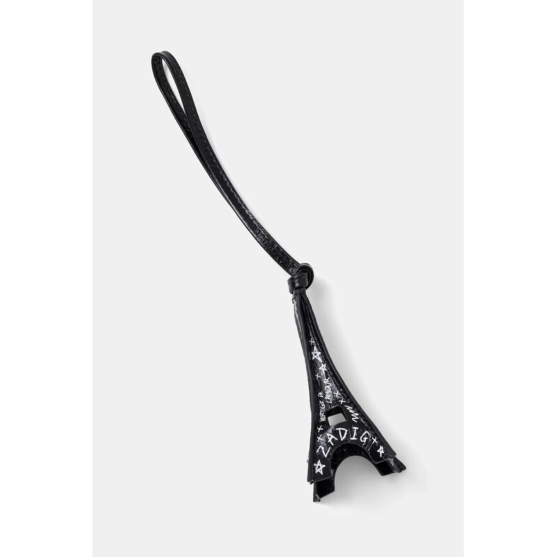 Zadig&Voltaire Kožená klíčenka ZADIG&VOLTAIRE