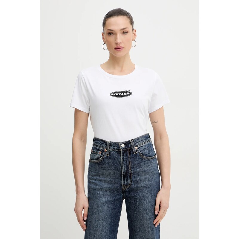 Zadig&Voltaire Bavlněné tričko ZADIG&VOLTAIRE