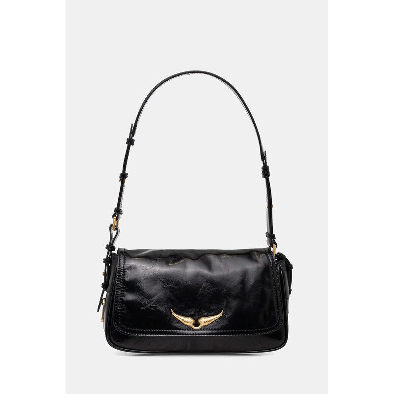 Kožená kabelka ZADIG&VOLTAIRE LE ZOUZOU VINTAGE PATENT 112413459