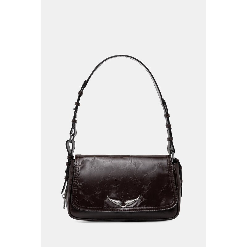 Kožená kabelka ZADIG&VOLTAIRE LE ZOUZOU VINTAGE PATENT 112419608