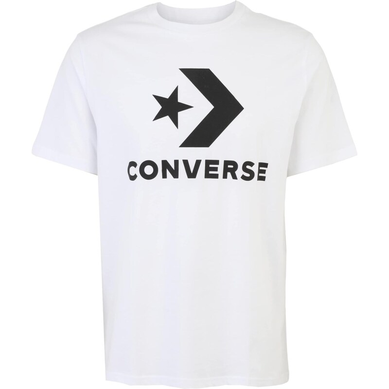 CONVERSE Tričko černá / bílá
