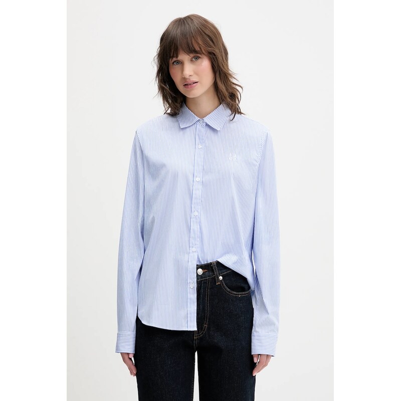 HUGO košile dámská s bavlnou The Essential Shirt