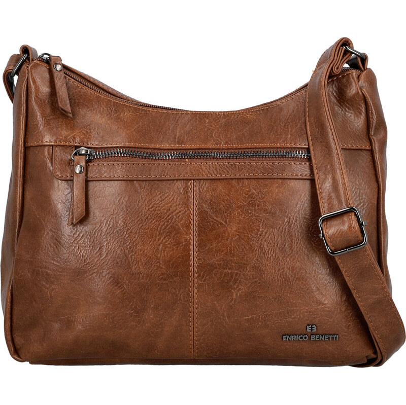Dámská crossbody kabelka koňaková - Enrico Benetti Jules koňak