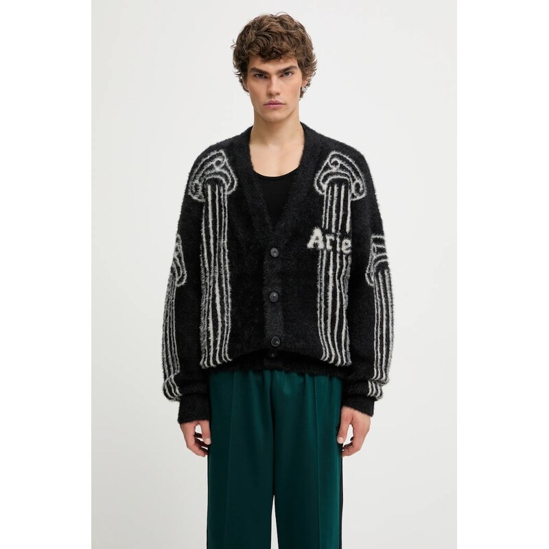 Aries Kardigan Aries Oversized Chenille Column