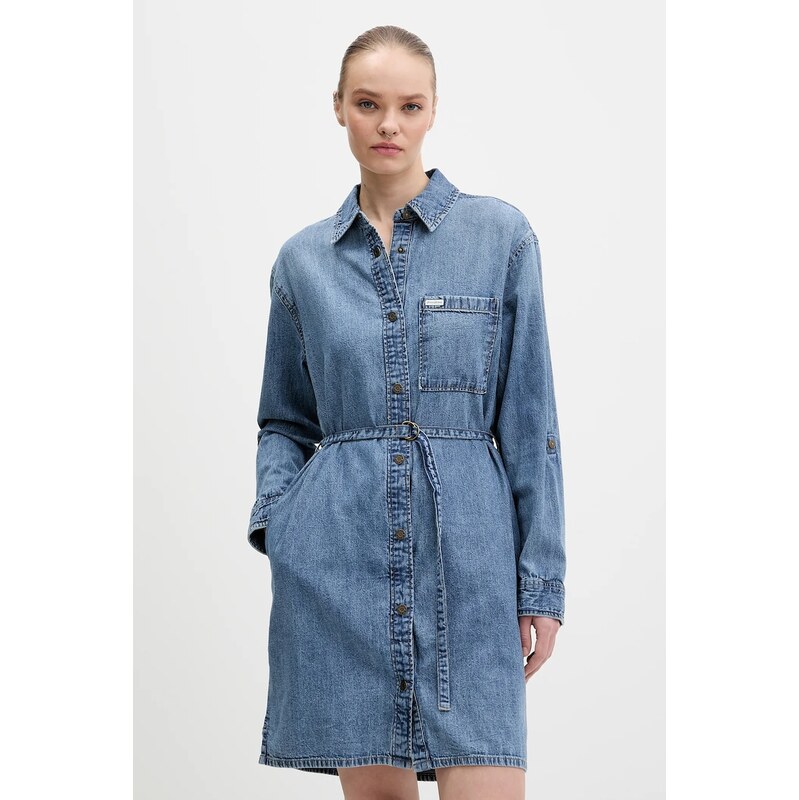 Bavlněné šaty Guess Jeans 111851047
