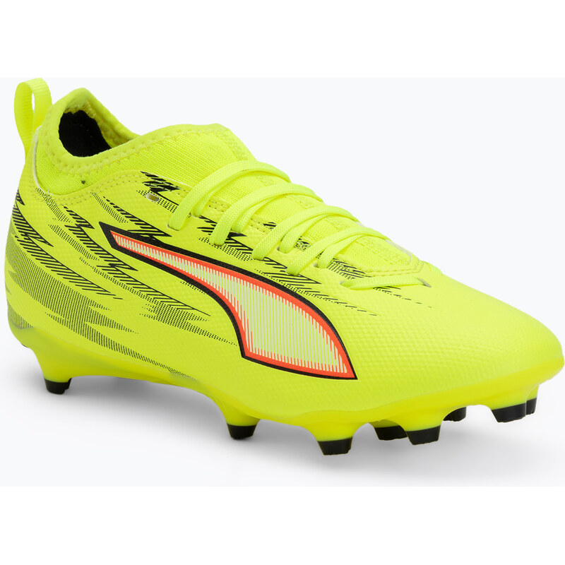Dětské kopačky PUMA Ultra 6 Match FG/AG Jr yellow alert/puma