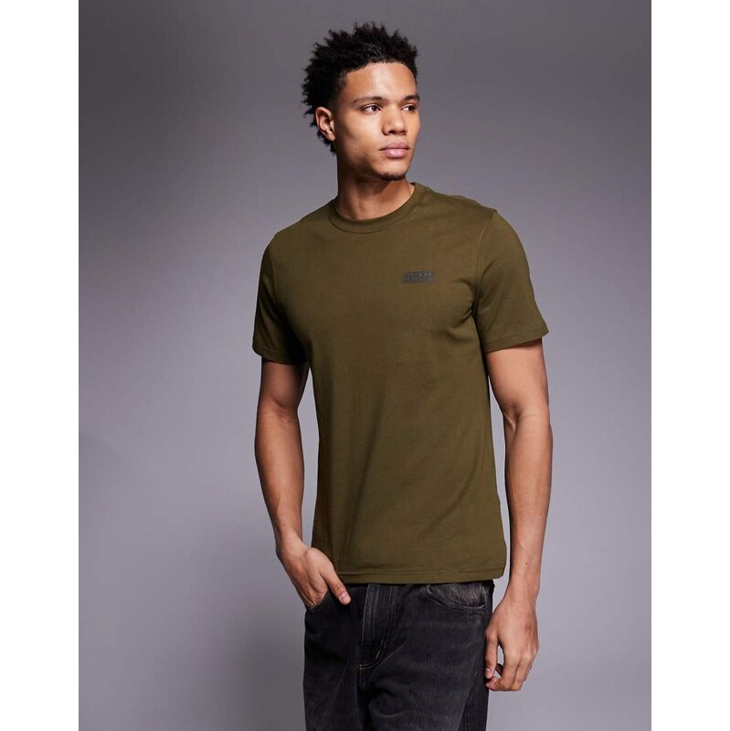 Barbour International small logo t-shirt in light sage-Green 112543998