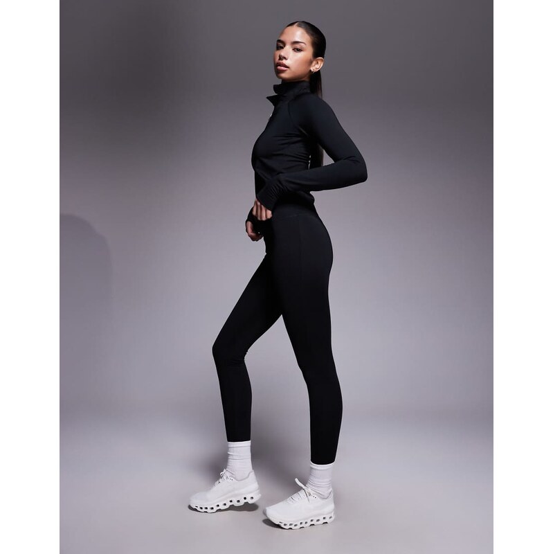 4505 Icon thermal high waist running leggings in black 112547264