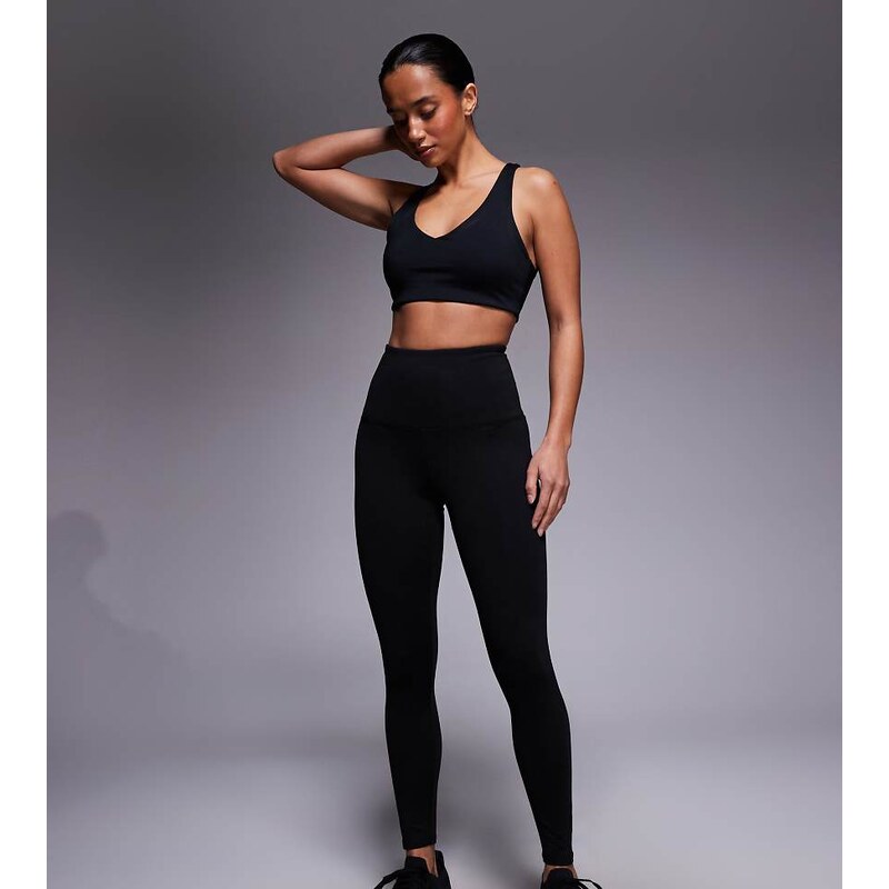 4505 Petite Icon thermal high waist running leggings in black