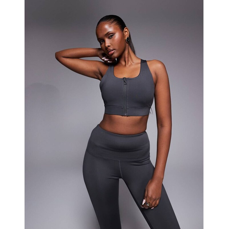 4505 Icon active high support sports bra with removable padding and 115516313