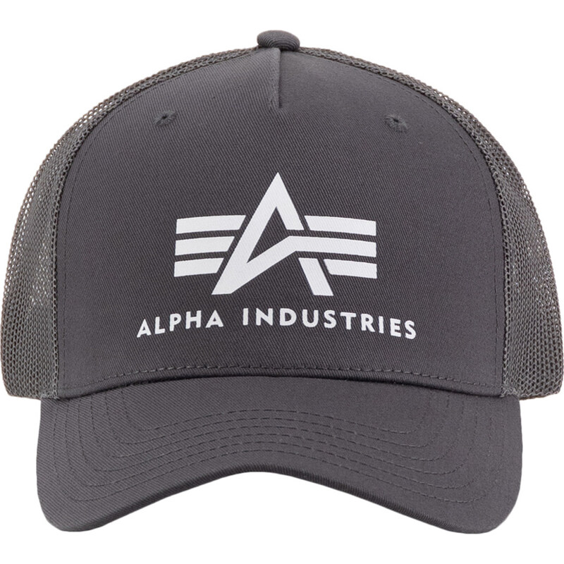Alpha Industries Kšiltovka Basic Trucker Cap vintage grey 83880332