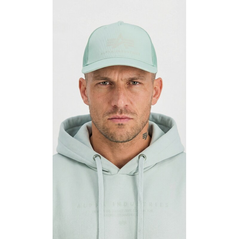 Alpha Industries Kšiltovka Basic Trucker Cap frost green 112546721