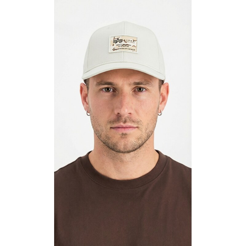 Alpha Industries Kšiltovka Crew Camo Cap stone 112546719