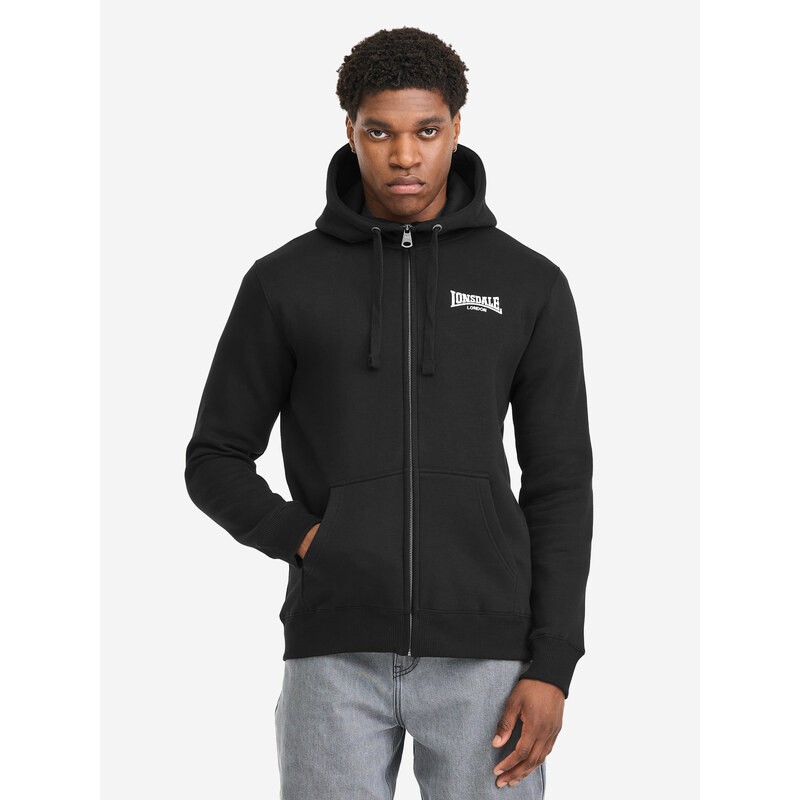 Lonsdale Mens hooded zipsweat jacket regular fit 112548178