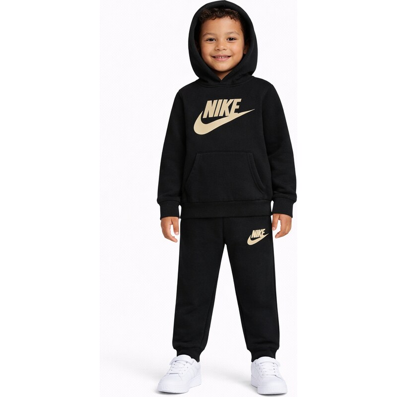 Nike kids club fleece set BLACK