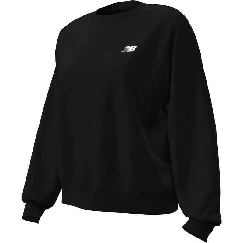 new balance Mikina Essentials černá / bílá